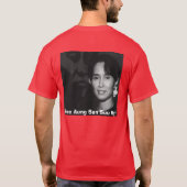 Free Aung San Suu Kyi T-shirt (Achterkant)