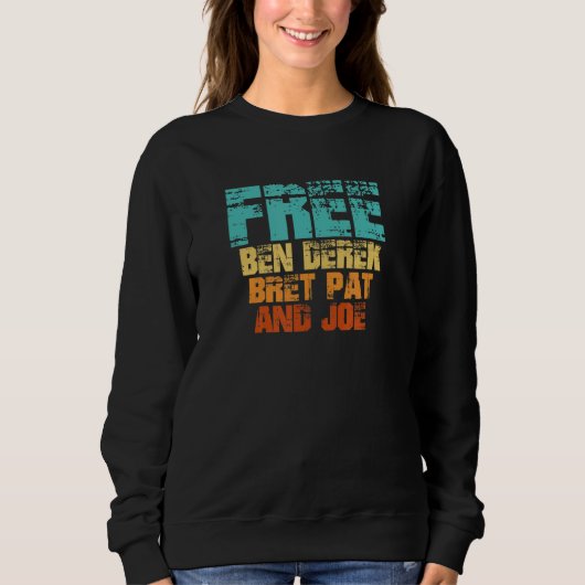 Free Ben Derek Bret Pat en Joe Trui (Voorkant)