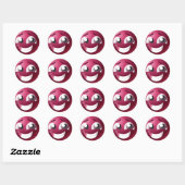 Free Bingo Merchandise Ronde Sticker (Vel)