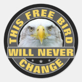 Free Bird Sticker (Voorkant)