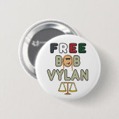 Free Bob Vylan Ronde Button 5,7 Cm (Voorkant /achterkant)