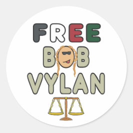 Free Bob Vylan Ronde Sticker