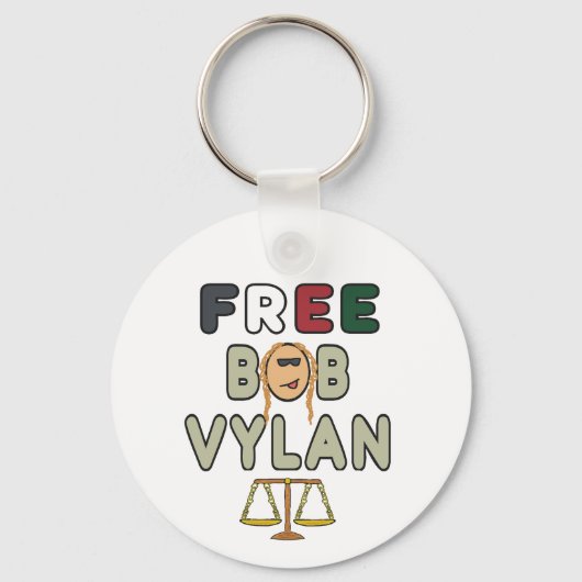 Free Bob Vylan Sleutelhanger (Voorkant)