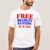 Free Bradley Manning T-shirt (Voorkant)