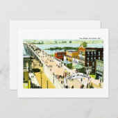 Free Bridge, Fort Smith, Arkansas. Briefkaart (Voorkant / Achterkant)