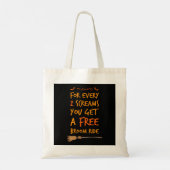 Free Broom Ride T-Shirt Tote Bag (Achterkant)