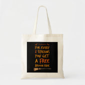 Free Broom Ride T-Shirt Tote Bag (Voorkant)