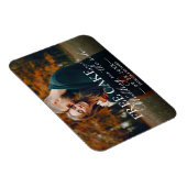 Free Cake Funny Wedding Save the Date Photo Magnet Magneet (Rechterzijde)