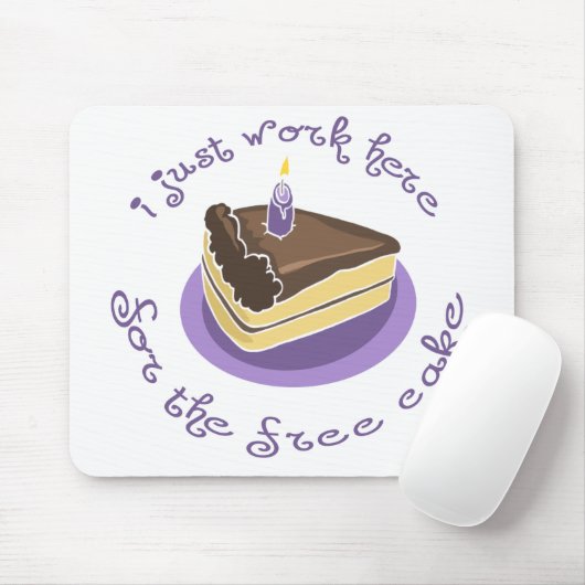 Free Cake Mousepad Muismat (Met muis)