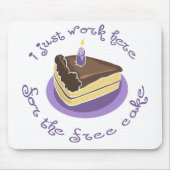 Free Cake Mousepad Muismat (Voorkant)