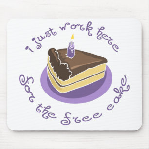 Free Cake Mousepad Muismat
