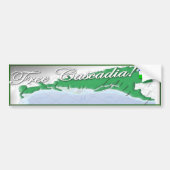 Free Cascadia! Bumpersticker (Voorkant)