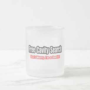 Free Cavity Search (Ventist Joke) Matglas Koffiemok