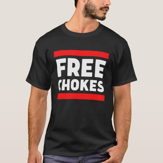 Free Chokes  MMA Jiu Jitsu and Judo Fighter T-shirt (Voorkant)