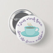Free Coffee Button (Voorkant /achterkant)