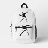 Free D.C. Sandwich Guy – Bold Street Art Protest D Bedrukte Rugzak (Voorkant)