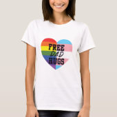 Free Dad Hugs Aanvullend Fit T-shirt (Voorkant)