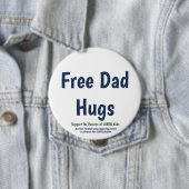 Free Dad Hugs Button (In situ)