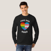 Free Dad Hugs Lgbt Pride T-shirt (Voorkant volledig)