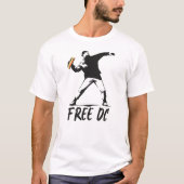 Free DC Sandwich Thrower – Banksy Inspired Abolish T-shirt (Voorkant)