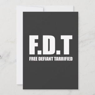 Free Defiant Tarrified Tarrifs Aankondiging