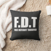 Free Defiant Tarrified Tarrifs Kussen (Deken)