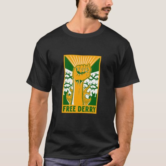 Free Derry Ireland T-shirt (Voorkant)