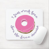 Free Donut Mousepad Muismat (Met muis)