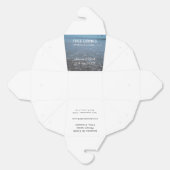 Free drinks save the date beach wedding add name bedankdoosjes (Ongevouwen)