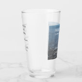 Free drinks save the date beach wedding add name  glas (Rechts)