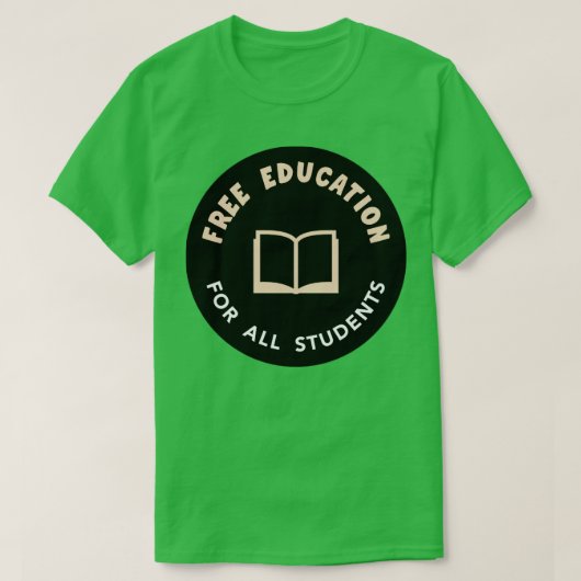 Free Education Free College T-shirt (Design voorkant)