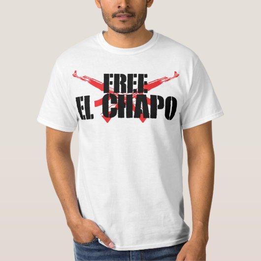 FREE EL CHAPO T-SHIRT (Voorkant)
