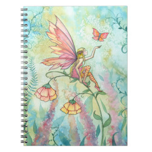 Free Fairy and Butterfly Art van Molly Harrison Notitieboek