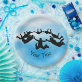 Free Falling Skydiving Design Paper Bord (Feest)
