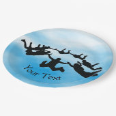Free Falling Skydiving Design Paper Bord (Gekanteld)