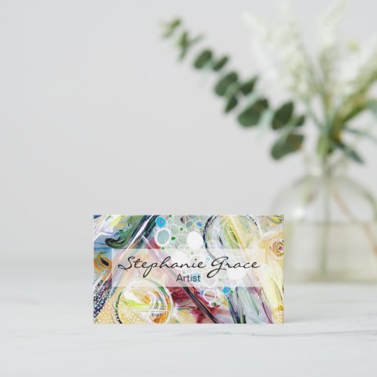 Free Flow Visitekaartje (Staand voorkant)