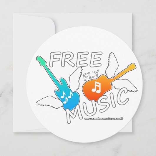 Free Fly Music Kaart (Voorkant)