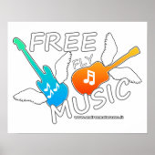 Free Fly Music Poster (Voorkant)