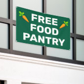Free Food Pantry Banner (Buitenkant Gebouw)