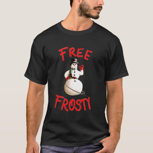 Free Frosty (Kerstmis met de Kranks) T-shirt (Voorkant)