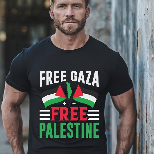 Free Gaza en Free Palestine T-shirt