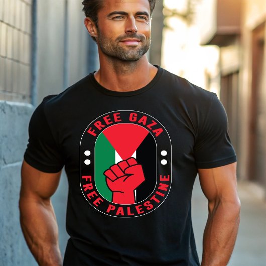 Free Gaza en ook Free Palestine T-Shirt