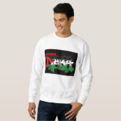 Free Gaza Graffiti Sweatshirt (Voorkant volledig)