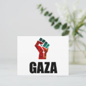 Free Gaza Palestine Briefkaart (Staand voorkant)