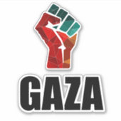 Free Gaza Palestine Sticker (Voorkant)