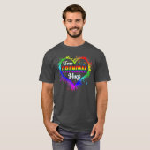 Free Grandma Hugs LBGT Heart Rainbow Gay Pride T-shirt (Voorkant volledig)