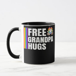 Free Grandpa Hugs Gay Pride Month Ally LGBTQ Mok