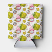 Free Hand Textured Fruit Pattern Blikjeskoeler (Voorkant)