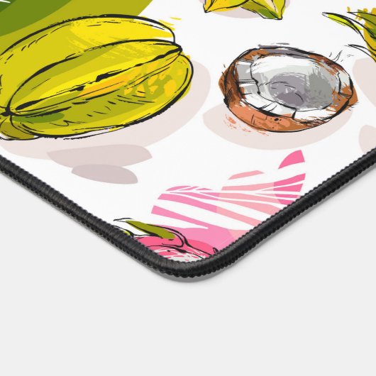 Free Hand Textured Fruit Pattern Bureaumat (Hoek)