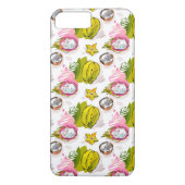 Free Hand Textured Fruit Pattern Case-Mate iPhone Case (Achterkant)